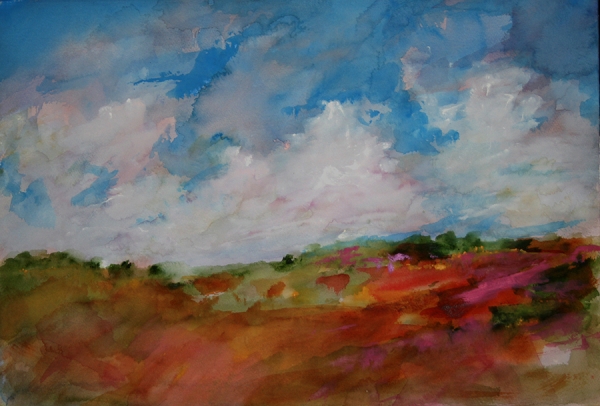 Click here to view Over Rolling Hills by Calvin deRuyter