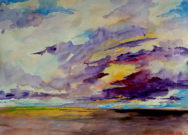 Click here to view Shadow Moves Across the Landscape by Calvin deRuyter