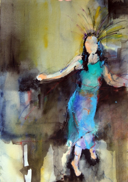 Click here to view Aztec Dancer by Calvin deRuyter