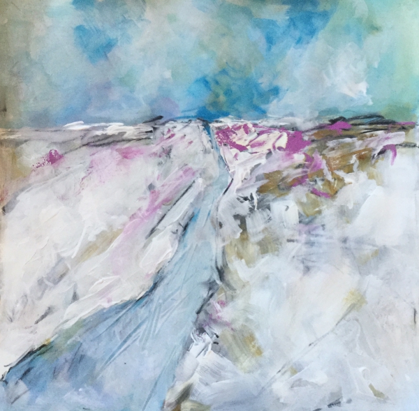 Click here to view Stream from the Marsh: Winter by Calvin deRuyter