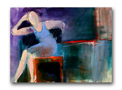 Click here to view Diva On a Chair, After Diebenkorn by Calvin deRuyter