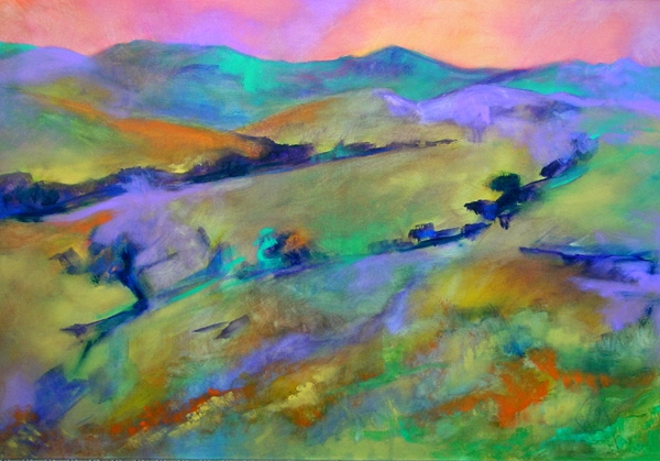Click here to view Windbreak (Sunset) by Calvin deRuyter