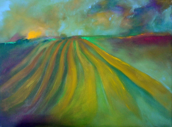 Click here to view Windrows by Calvin deRuyter