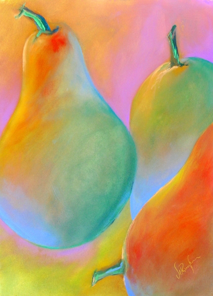 Click here to view A Trio of Pears by Calvin deRuyter