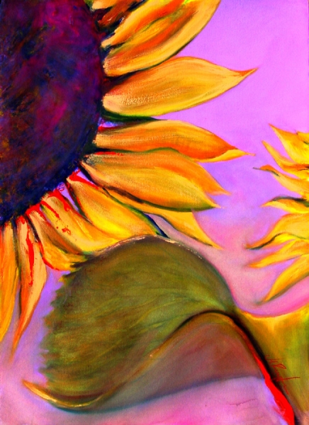 Click here to view Sunflower Peeks by Calvin deRuyter