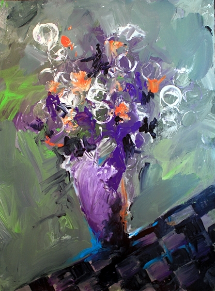 Click here to view Purple Vase by Calvin deRuyter