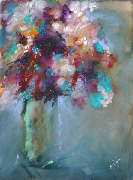 Click here to view Blue Floral by Calvin deRuyter