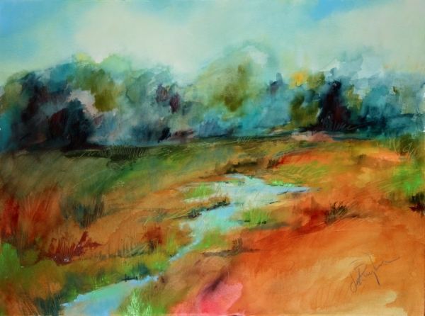 Click here to view Inlet Into Lake Christina by Calvin deRuyter