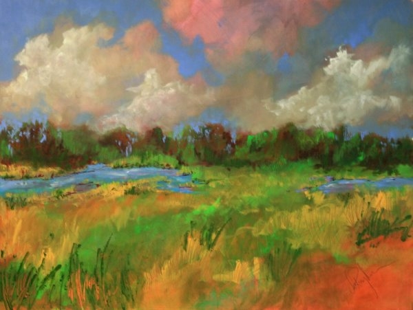 Click here to view Marsh On A Bright Summer Day by Calvin deRuyter