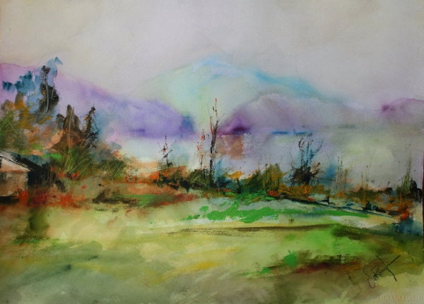 Click here to view In the Shadow of the Mountains by Calvin deRuyter