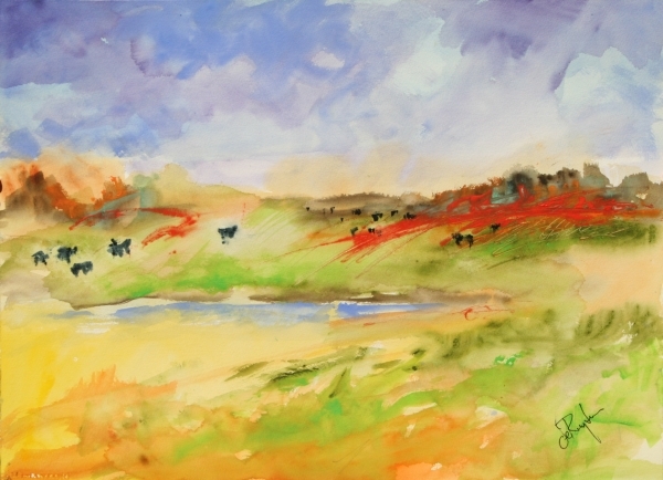 Click here to view Grazing #3 by Calvin deRuyter