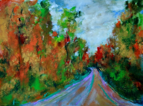 Click here to view Fall Lane by Calvin deRuyter