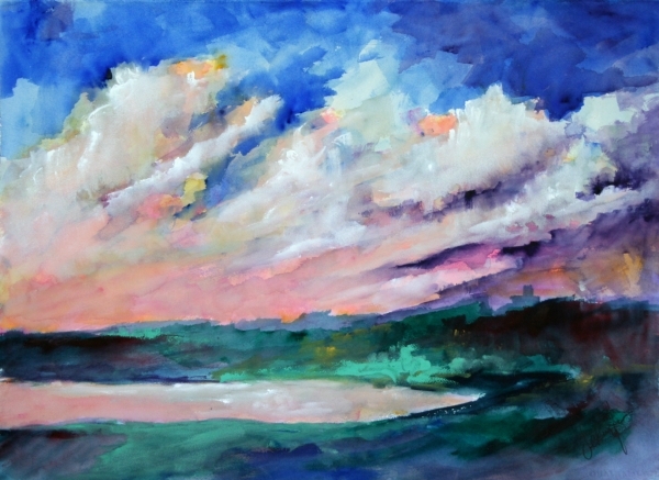 Click here to view Early Sunset by Calvin deRuyter