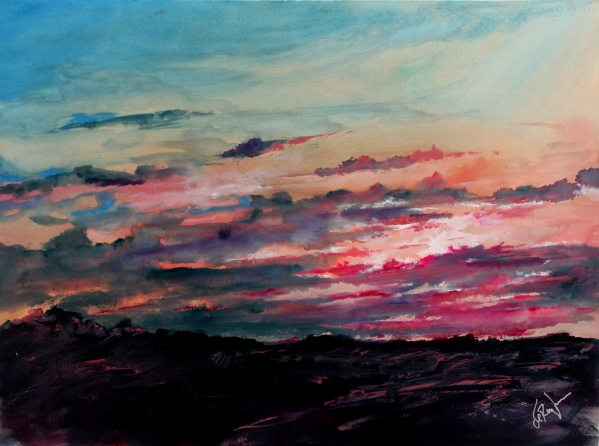 Click here to view Rosey Sunset by Calvin deRuyter