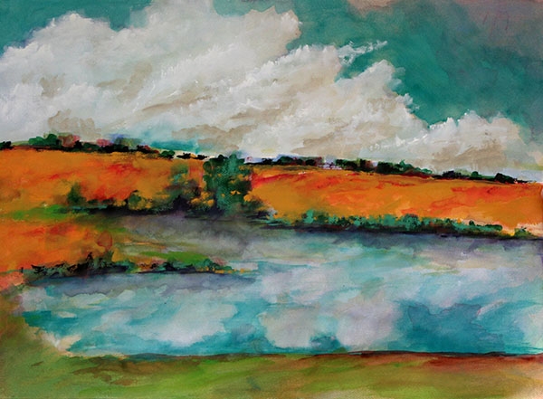 Click here to view Reflective Pond by Calvin deRuyter